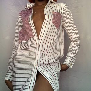 Long sleeve button dress